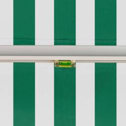 Primrose Awnings Manual Patio Awning Retractable Sun Shade Garden Covering 3.5m x 2.5m in Light Green - thumbnail 4