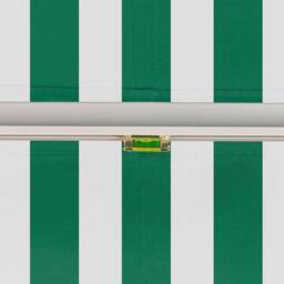 Primrose Awnings Manual Patio Awning Retractable Sun Shade Garden Covering 3.5m x 2.5m in Light Green - thumbnail 3