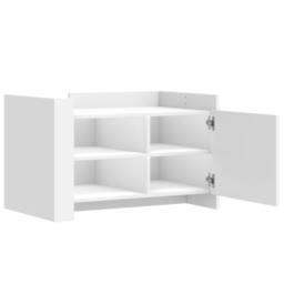 Berkfield Home Durable Coffee Table White 80x50x50 cm Engineered Wood - Size: 80 x 50 x 50 cm - thumbnail 7