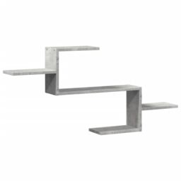 Berkfield Home Wall Shelf Concrete Grey 104x15x49 cm Engineered Wood - Size: 104 x 15 x 49 cm - thumbnail 6