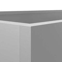 Berkfield Home Planter Silver 62x47x46 cm Galvanised Steel - Size: 62 x 47 x 46 cm - thumbnail 9