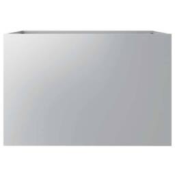Berkfield Home Planter Silver 62x47x46 cm Galvanised Steel - Size: 62 x 47 x 46 cm - thumbnail 6