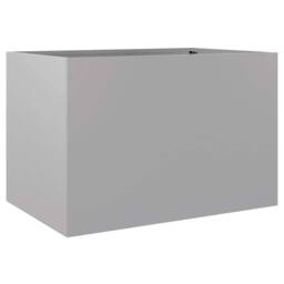 Berkfield Home Planter Silver 62x47x46 cm Galvanised Steel - Size: 62 x 47 x 46 cm - thumbnail 5