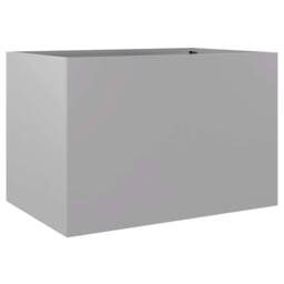 Berkfield Home Planter Silver 62x47x46 cm Galvanised Steel - Size: 62 x 47 x 46 cm - thumbnail 3