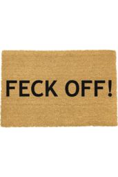 Artsy Mats Feck Off-Doormat - Regular 60x40cm in Black - Size: 40 cm x 60 cm - thumbnail 1