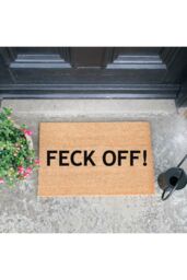 Artsy Mats Feck Off-Doormat - Regular 60x40cm in Black - Size: 40 cm x 60 cm - thumbnail 3