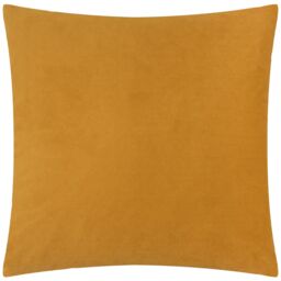 Paoletti Evoke Cut Velvet Cushion in Gold - Size: 55 cm x 55 cm - thumbnail 3