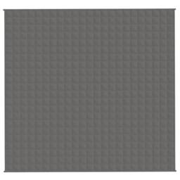 Berkfield Home Weighted Blanket Grey 220x230 cm King 11 kg Fabric - thumbnail 3