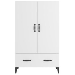 Berkfield Home Highboard White 70x31x115 cm Engineered Wood - Size: 70 x 31 x 115 cm - thumbnail 5
