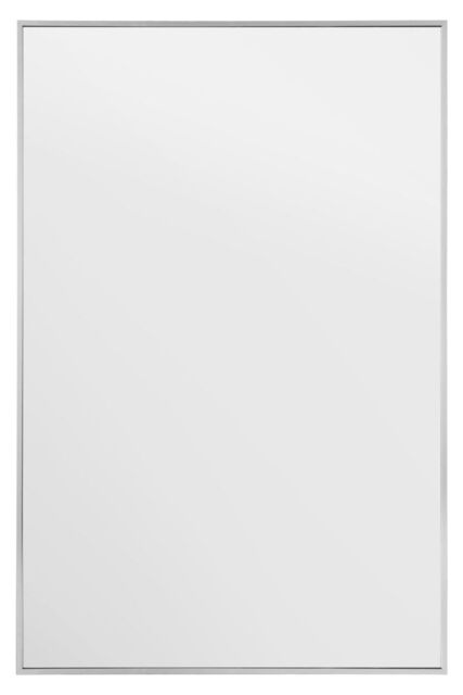 "MirrorOutlet Silver Aluminium Edged Wall Mirror 47"" X 31"" 120 X 80CM - Size: 1 Pack" - image 1