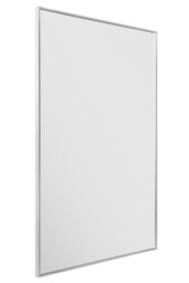 "MirrorOutlet Silver Aluminium Edged Wall Mirror 47"" X 31"" 120 X 80CM - Size: 1 Pack" - thumbnail 3
