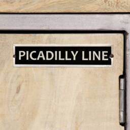 Berkfield Home Sideboard Solid Mango Wood & Steel 65x33x76 cm in Grey - Size: 65 x 33 x 76 cm - thumbnail 5