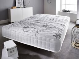 Somnior Sprung Memory Foam Premium Budget Mattress Medium to Medium Soft in White - Size: Small Single - thumbnail 1