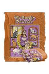 Steven Rhodes My Family Portrait Silky Touch Super Soft Throw Blanket - Size: Large - thumbnail 2