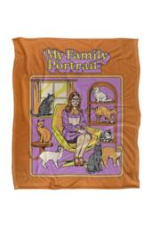 Steven Rhodes My Family Portrait Silky Touch Super Soft Throw Blanket - Size: Large - thumbnail 1