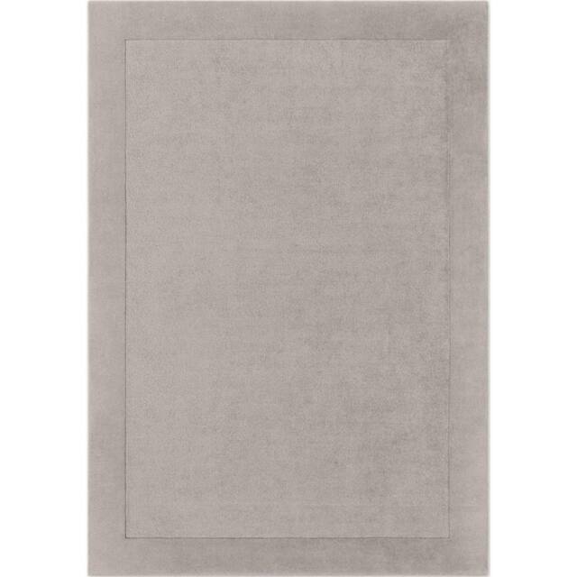 THE RUGS Villeroy & Boch 1812 Kari Wool Rug Wool Blend Rug & Runner in Grey - Size: 120 cm x 180 cm
