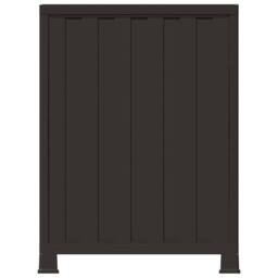 Berkfield Home Plastic Cabinet 68x39x92 cm in Grey - Size: 68 x 39 x 92 cm - thumbnail 5