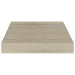 Berkfield Home Floating Wall Shelf Oak 23x23.5x3.8 cm MDF in Brown - thumbnail 4