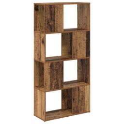 Berkfield Home Storage Unit Old wood Engineered wood 60 x 24 x 124 cm in Brown - thumbnail 2