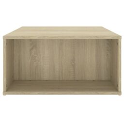 Berkfield Home Coffee Table Sonoma Oak 90x67x33 cm Engineered Wood in Brown - Size: 90 x 67 x 33 cm - thumbnail 4