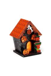 KDMD Trick or Treat Pumpkin House with LED Glow for Halloween in Orange - thumbnail 7