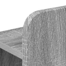 Berkfield Home Bed Frame with Storage Grey Sonoma 150 x 200 cm Engineered Wood - thumbnail 7