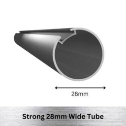 Blinds Outlet Make Your Own No Drill Roller Blind Kit in Silver - Size: 60 cm - thumbnail 2