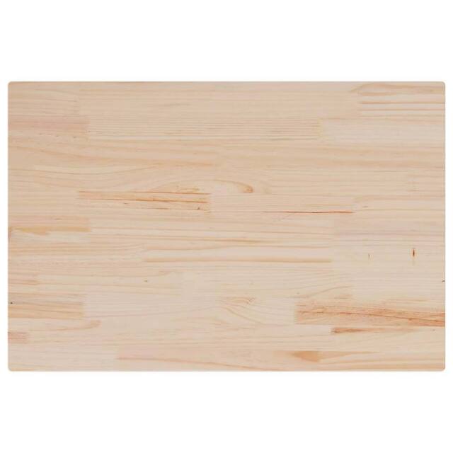 Berkfield Home Table Tops 3 pcs 80x53x1.7 cm Rectangular Solid Wood Pine in Light Tan - image 1
