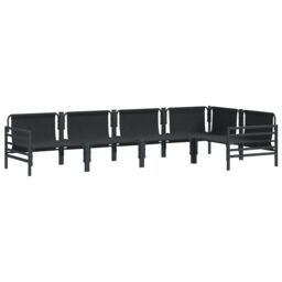 Berkfield Home Garden Sofa Set 5 pcs Anthracite Steel - thumbnail 6