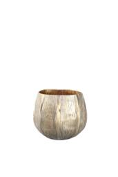KDMD Antique Gold Eros Planter 9.5 x11cm - Size: 9.5 x11 cm