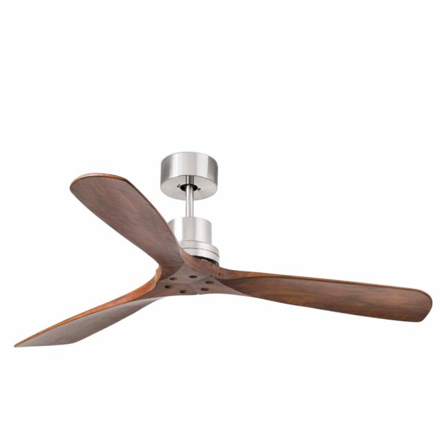 Netlighting Lantau Large Matt Nickel Ceiling Fan With DC Motor 6 Speed in Grey - image 1