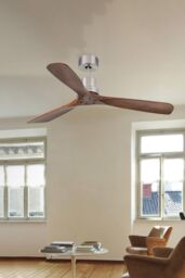Netlighting Lantau Large Matt Nickel Ceiling Fan With DC Motor 6 Speed in Grey - thumbnail 2