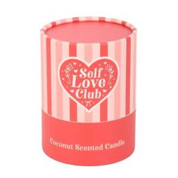 Something Different Self Love Club Coconut Scented Candle in Pink - thumbnail 2