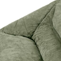 icon Bean Bag Sofa & Footstool Bundle, Jumbo Corduroy in Green - Size: Medium - thumbnail 5