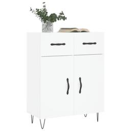 Berkfield Home Sideboard White 69.5x34x90 cm Engineered Wood - thumbnail 3