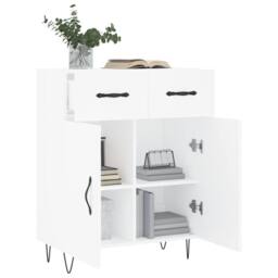 Berkfield Home Sideboard White 69.5x34x90 cm Engineered Wood - thumbnail 4