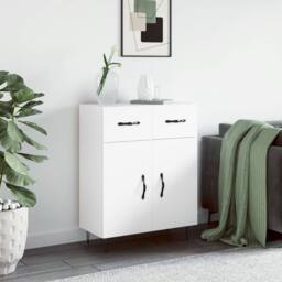 Berkfield Home Sideboard White 69.5x34x90 cm Engineered Wood - thumbnail 2