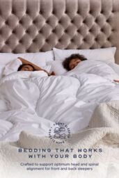 Snuggledown 2 Pack Retreat Indulgent Cotton Soft Support Pillow in White - thumbnail 3