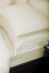 Martex Sestina 100% Cotton Continental Housewife Pillowcases Pair - 68 x 68cm in Ivory - Size: 68 x 68 cm - thumbnail 2