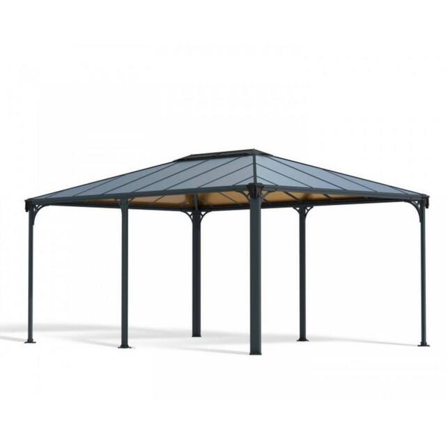 Palram Martinique 5000 Garden Gazebo - L493.1 x W359.3 x H286.1 cm - Grey - image 1