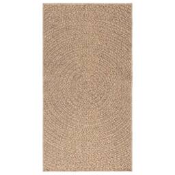 Berkfield Home Rug 80x150 cm Jute Look Indoor & Outdoor in Brown - Size: 100 cm diameter - thumbnail 4