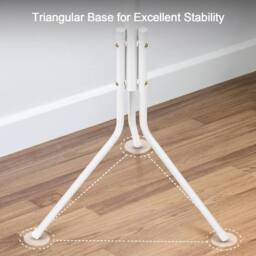 Kelvenix White 12 Hooks Clothes Hanger Coat Stand - thumbnail 4