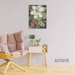 "Artery8 Altissima Flower Laurel Tree Magnolia Catesby Canvas Wall Art - Size: W18"" x H24""" - thumbnail 3
