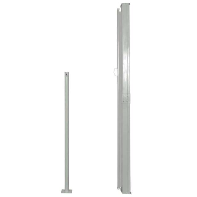 Berkfield Home Patio Retractable Side Awning 160 x 300 cm Grey - image 1