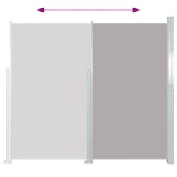 Berkfield Home Patio Retractable Side Awning 160 x 300 cm Grey - thumbnail 6