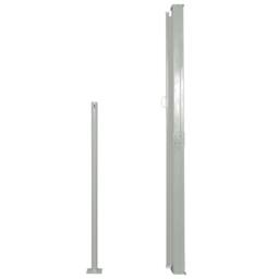 Berkfield Home Patio Retractable Side Awning 160 x 300 cm Grey - thumbnail 1