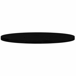 Berkfield Home Table Top Dark Brown 100x50x4 cm Solid Wood Oak Oval - Size: 100 x 50 x 4 cm - thumbnail 5