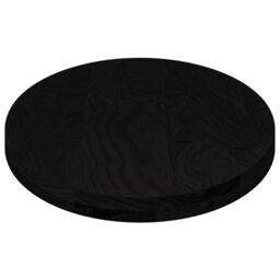 Berkfield Home Table Top Dark Brown 100x50x4 cm Solid Wood Oak Oval - Size: 100 x 50 x 4 cm - thumbnail 6