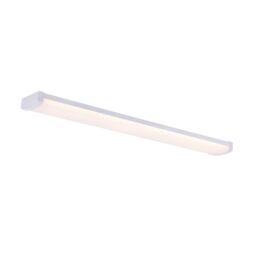 Nordlux Wilmington Batten Light White Plastic Garage LED 3000k Mains