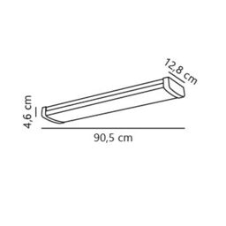 Nordlux Modern Indoor Batten Light Fitting White Plastic Intergrated LED 25, 000hrs - Mains Powered, IP20 - thumbnail 6